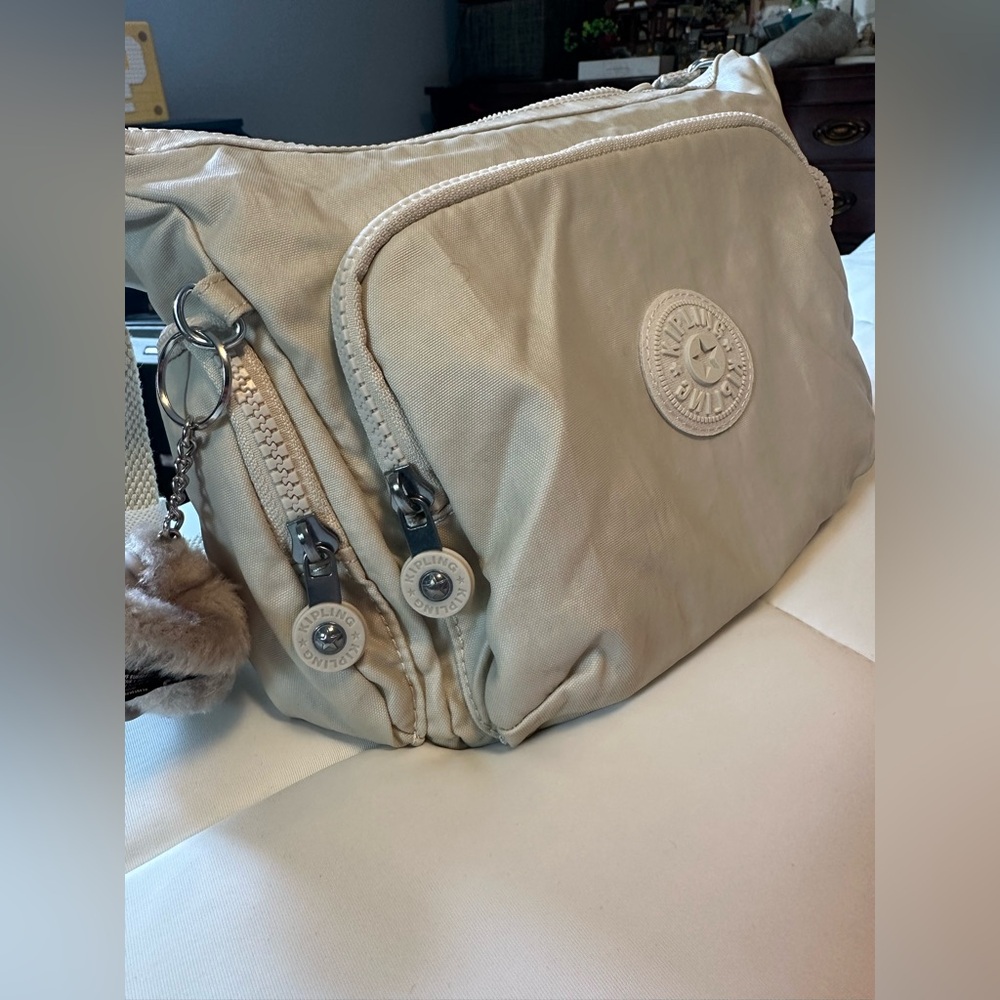 Kipling Gabb Small Metallic Crossbody Bag